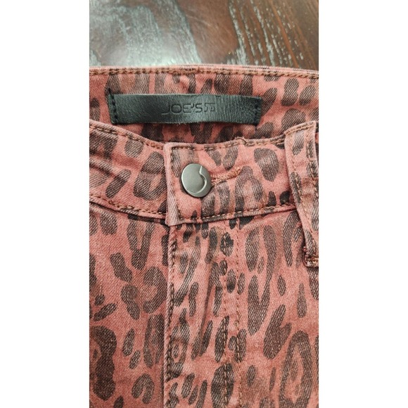 Excellent Joes Size 27 High Rise Skinny Leopard Print Jeans - Picture 2 of 11